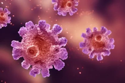 An image representation of HPV (Human Papillomavirus) virus.