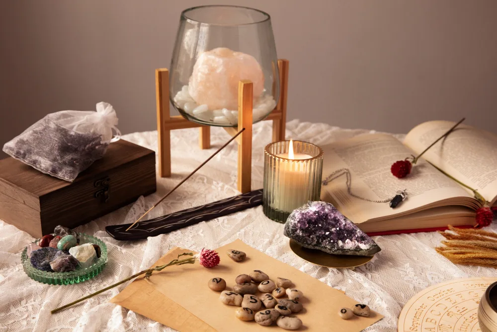 An image of meditation tools